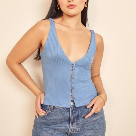 Reformation Tops - NWT Reformation | Hampton Top Sleeveless Knit